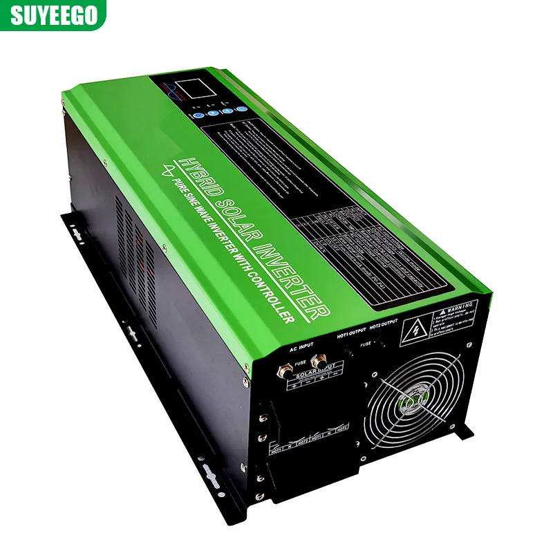 SUYEEGO Low Frequency Split Phase Pure Sine Wave Inverter 3kw 5kw 10kw Solar with Mppt Controller for System