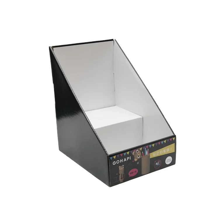 
OEM/ODM Customized Logo Corrugated Cardboard Shop Retail PDQ Small Candy Store Paper Display Box 