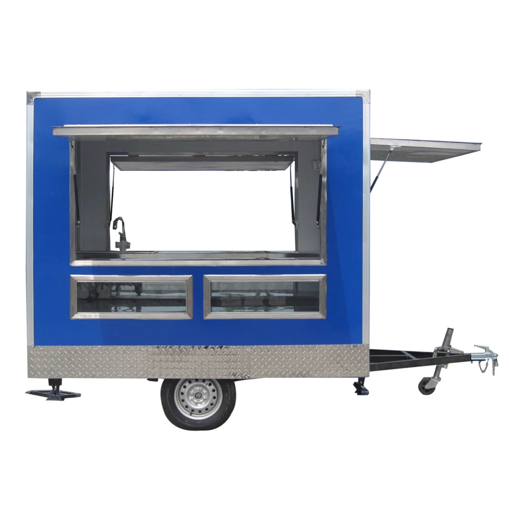 New arrival street mobile food truck cart travel camping camper trailer van bicycle