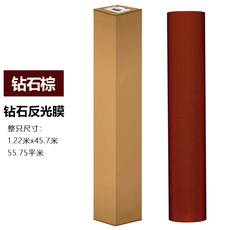 High visibility Heavy adhesive Printable micro  prismatic PMMA material  reflector sheeting for traffic safety