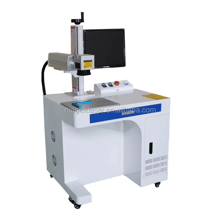 50W portable Fiber Laser Marking Machine for jewelry metal bearing watch ring