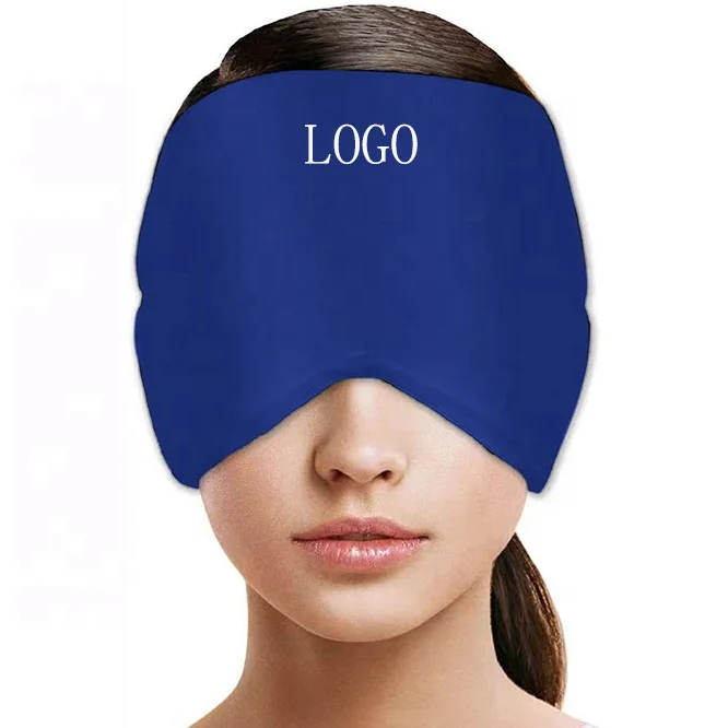 Hot Cold Therapy Migraine Relief Cap Comfortable Stretchable Ice Pack Eye Mask Gel Ice Headache Migraine Relief Hat