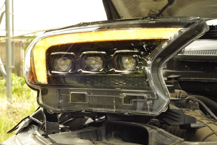 Full LED Front LED Lamps Car LED lamps Pickup Trucks Headlights Triple LED Projector Car LED headlights for Ranger Everest T7 T8