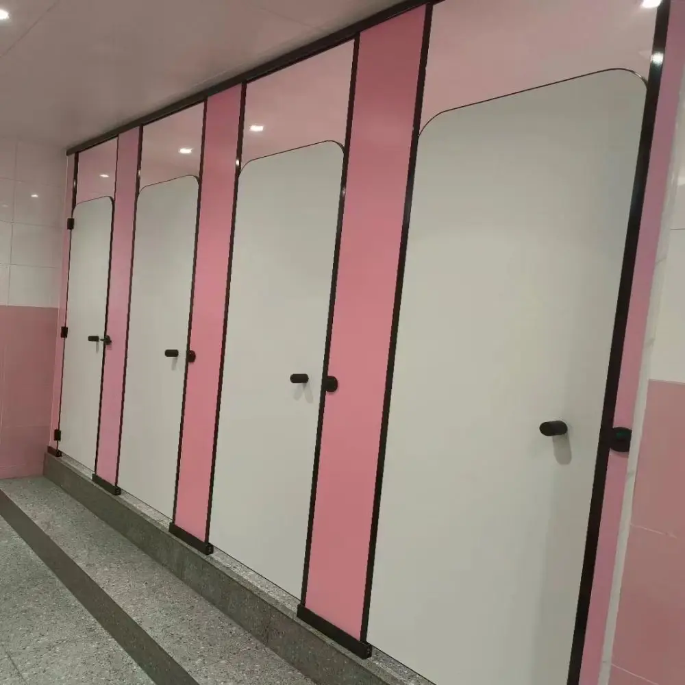 LINUO 12mm HPL Factory Supplier manufacture toilet partition wall panel for bathroom
