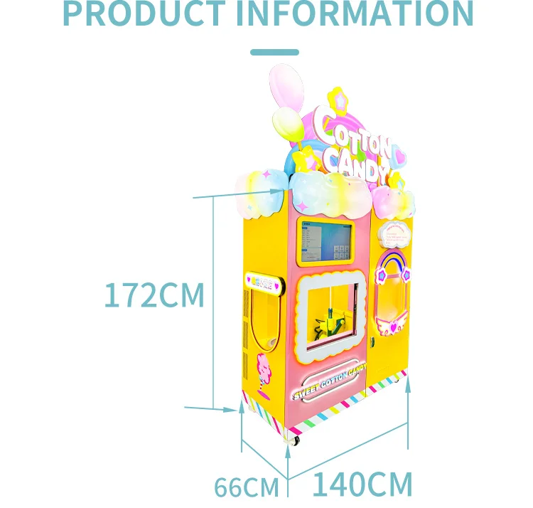 High Profit Make Money 144 Kind Patterns sweet cotton candy machine Commercial maker