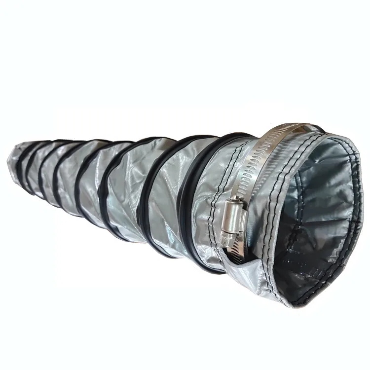 4 inch 100mm diameter PVC Duct Hoses with clamps