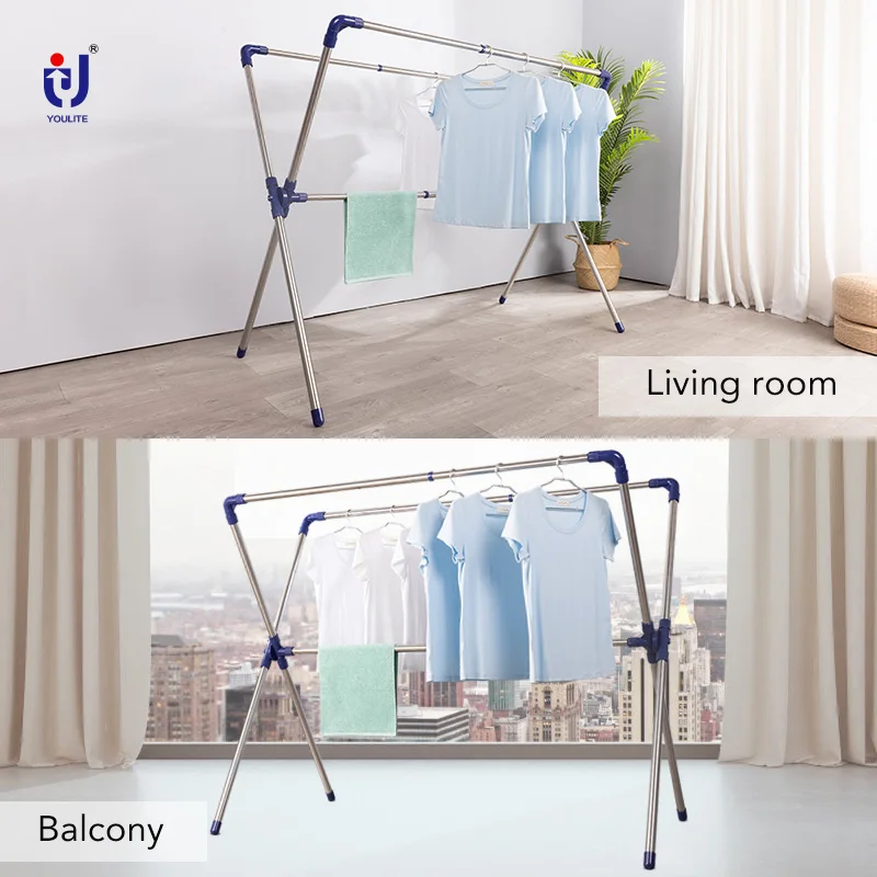 Available aluminium clothes drying rack space saving clothes rack