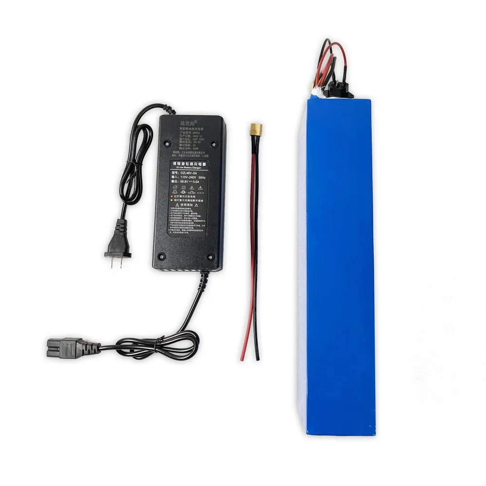 DIY перезаряжаемая литиевая батарея 52v 35ah 14S7P 40AMP Подгонянный аккумулятор