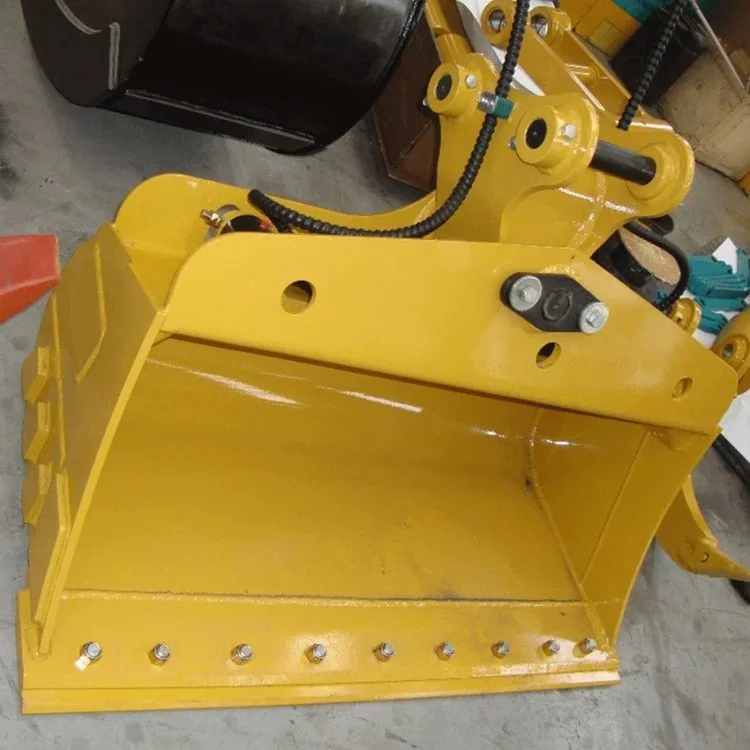Factory supply construction machinery attachment hydraulic tilt bucket for mini excavator