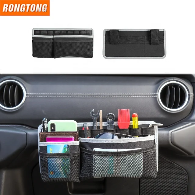 High Quality Internal  Accessories Co-pilot Side Sundries Waterproof Utility Car Storage Bag for Jeep Wrangler JL 2018+