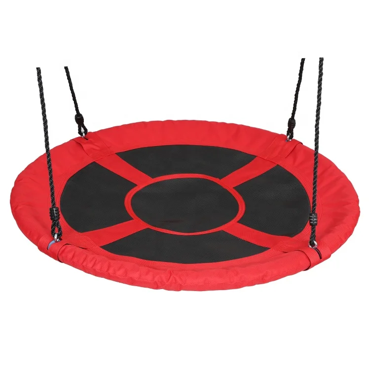 Sturdy Outdoor Portable Surf Saucer Tree Rope Swing for Kids Garden Backyard Amusement