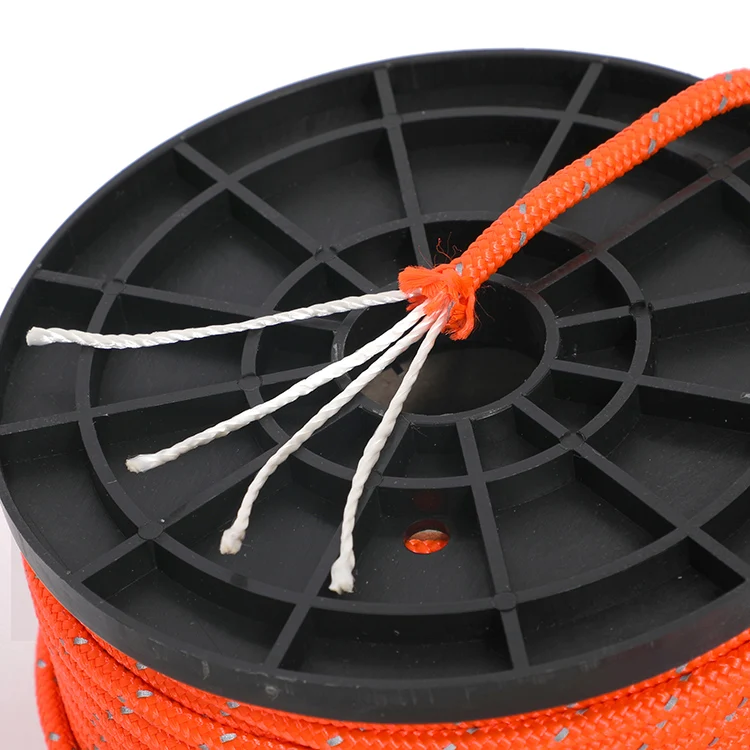 50m Polyester High-Visibility Reflective GuyLines Camping Tent Rope Camping Cord for Hiking Tent Rope