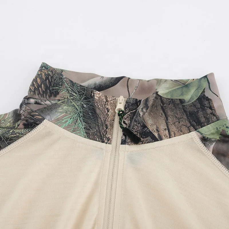 Custom Printing Logo Men T Shirt 1/4 Zip Up Casual Sport Hunting 100 Merino Wool Super Quality