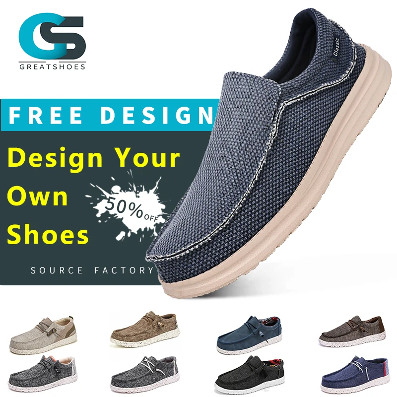 2023 High Quality Classic Simple Men Casual Shoes Loafer Custom Slip-on Loafers Boat Shoes Walking Style Shoes For Men