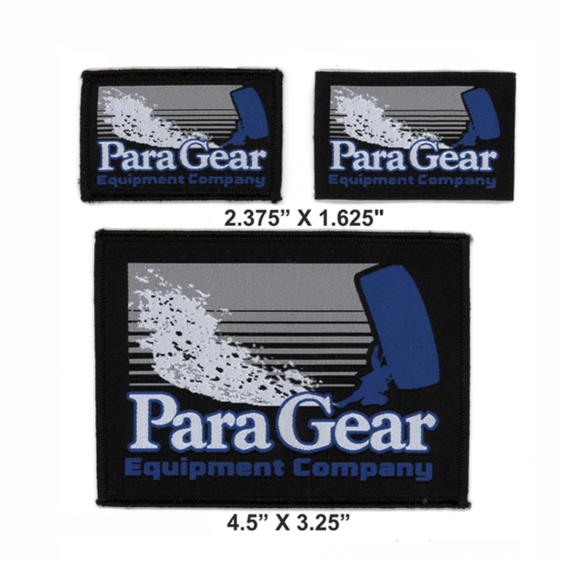 High Density Custom Design logo Woven Label Merrow Border Edge Garment Tag for Clothing