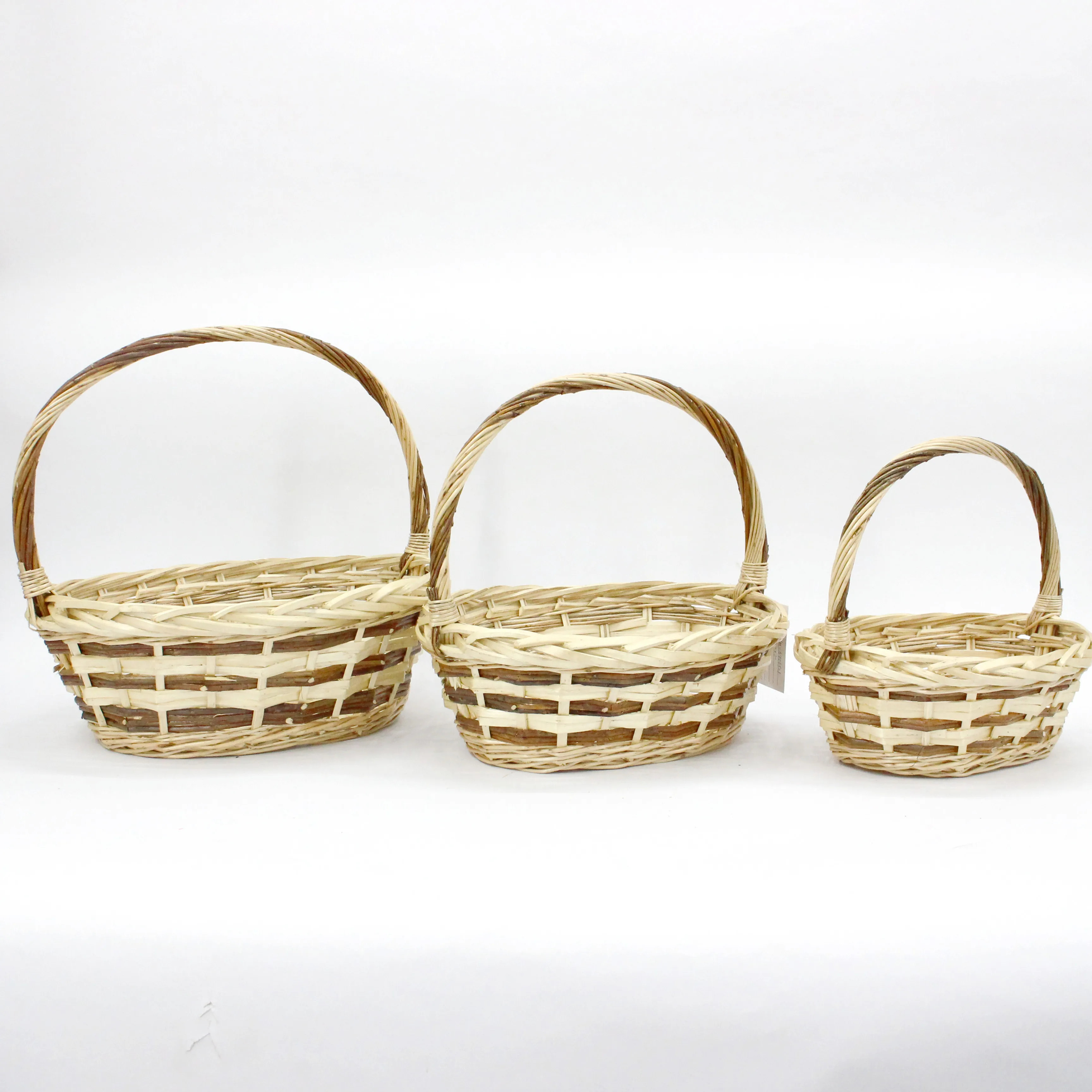 Popular promotional Wholesale unique gift empty decorate wicker craft basket for storage