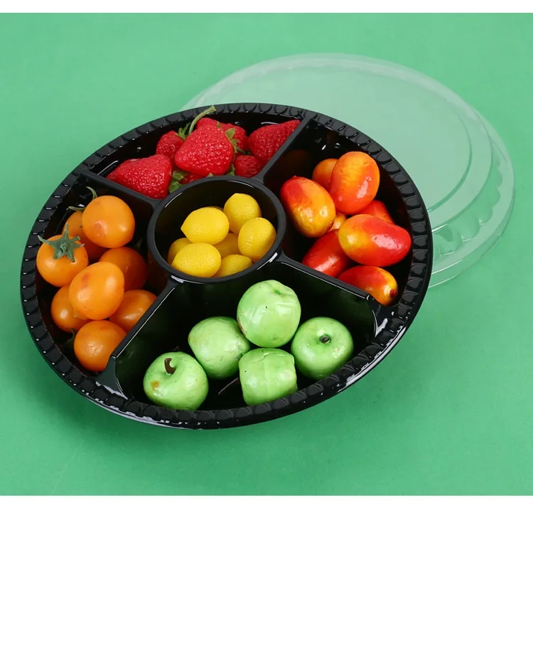 China Factory PET Material Fruit Box With Fresh Food Packaging Plastic Containers