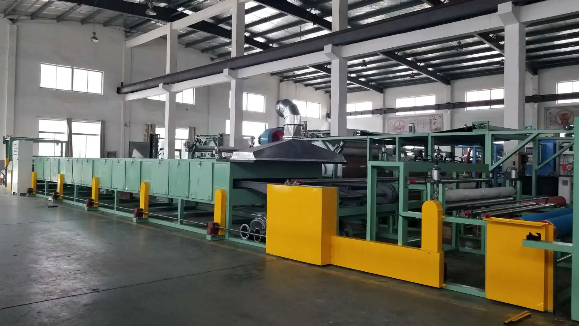 silicone powder dot transfer non woven fabric interlining coating machine for carpet making