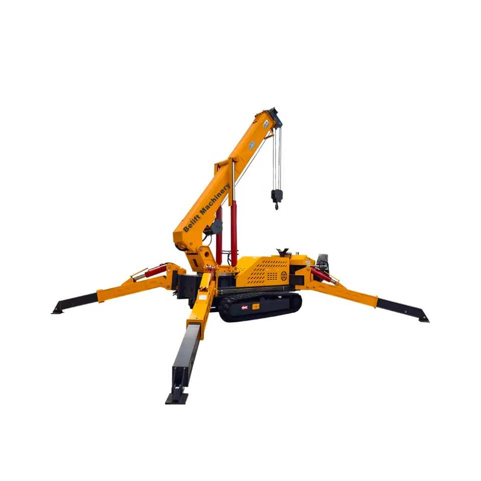 Enter Elevator Crawling Spider Crane Mini Mobile Type Lifting Machine Spider Crane for Workshop