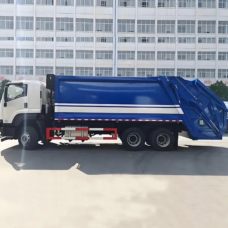 1SUZU GIGA 18CBM 20CBM Rear Loading Garbage Truck 6x4 Compactor Garbage Truck for Sale