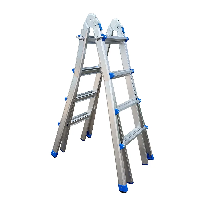 WEIKEN China Factory Attic Stairs Ladder Low Price Aluminum Folding Step Multi Ladder with Big Hinge