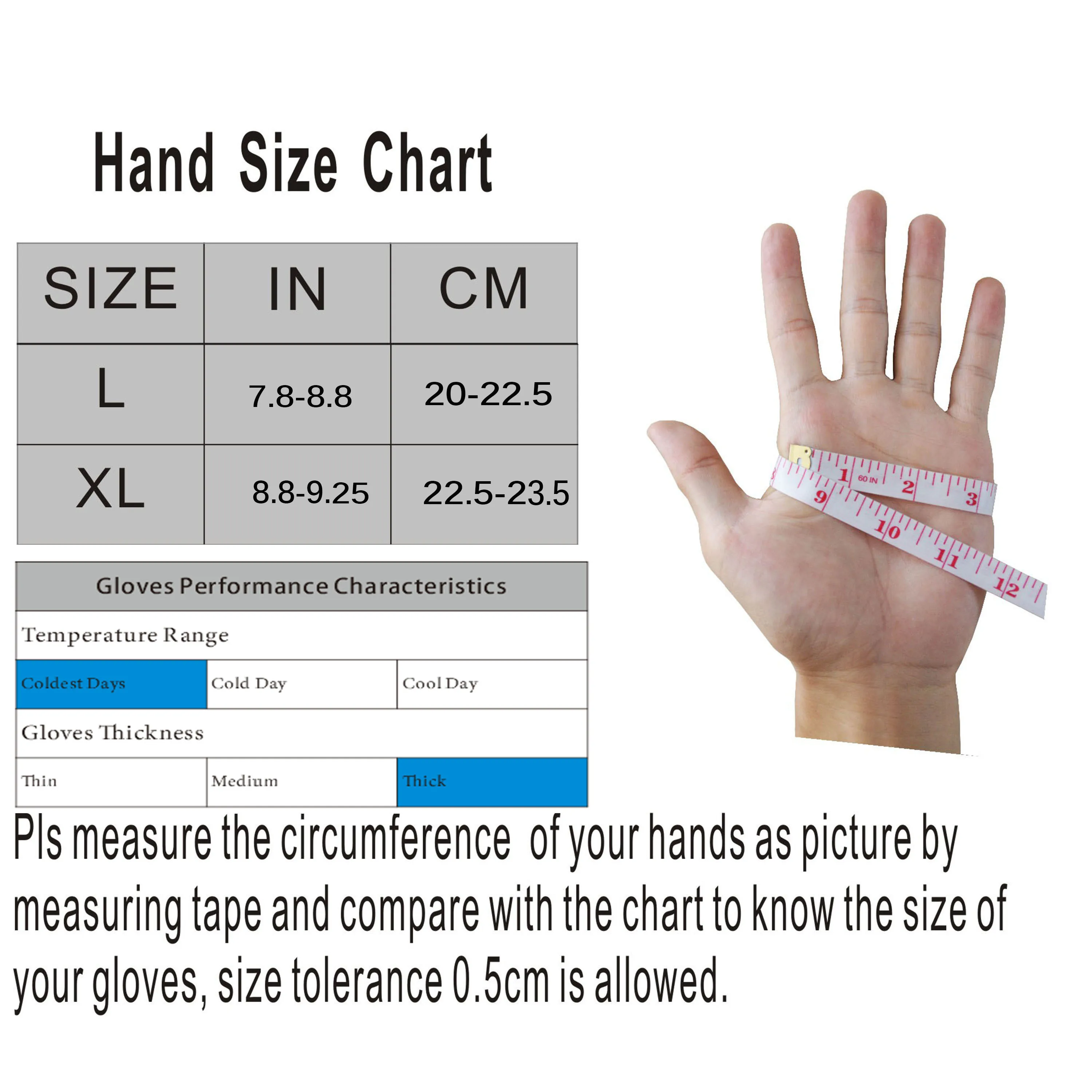  HANDLANDY Mens Women Winter warm Snow Weather Unisex insulate C100 cowhide leather waterproof snowboard water ski