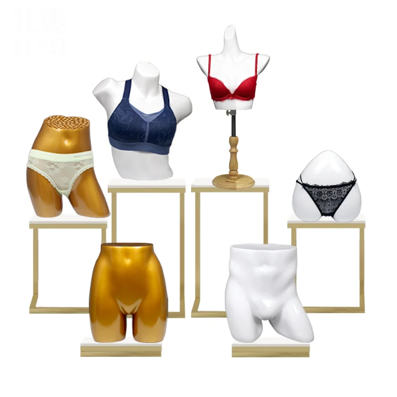 High Quality fiberglass lower body dummy female underwear bra mannequin torso