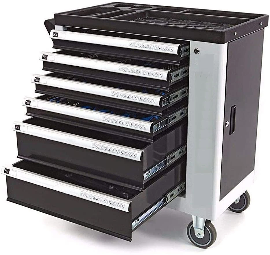 Deep Tool Chest Mobile Trolley Caja De Herramientas Para Taller with Tools Set