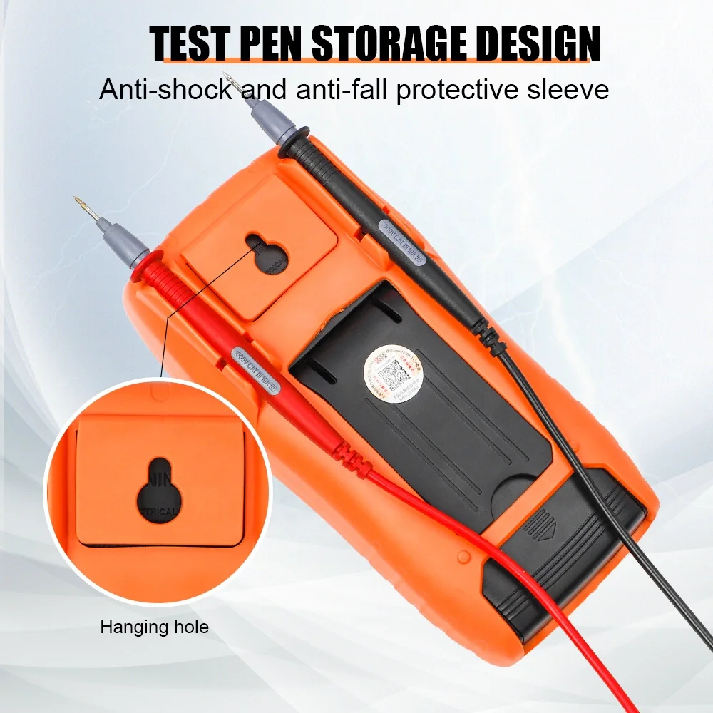 DECCA  88B Ture RMS 1999 Counts LCD Digital Multimeter Tester Manual range With Temperature Frequency