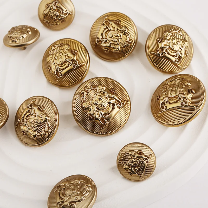 Brass Buttons With Jeans Studs Metal Elastic Jean Buttons For Denim Pants