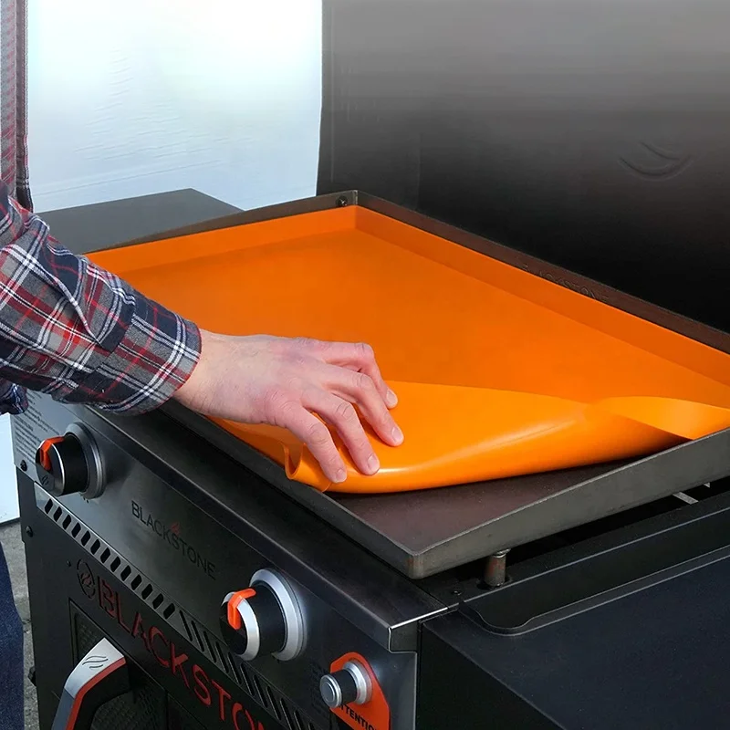 Custom Blackstone Grill Mat Blackstone Silicone Mat Cover Silicone Protective Mat For Blackstone