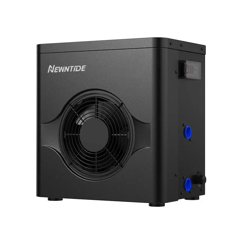 2022 Mini Swimming Pool Heat Pump Air Source Water Heater R32 Refrigerant Blue Black Grey