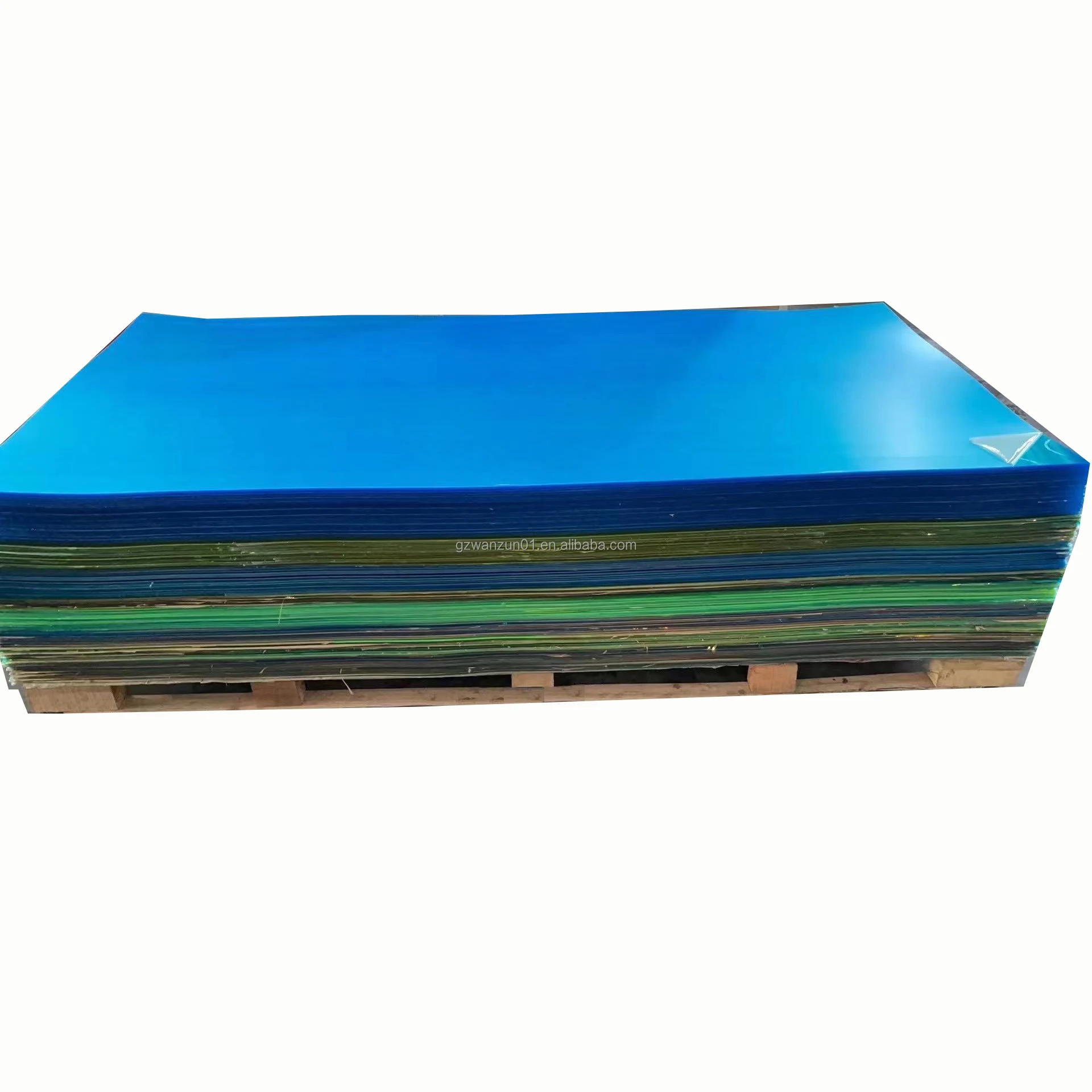 Blue Frosted Flourocent Rainbow High Reflections Iridescent Acrylic Sheet