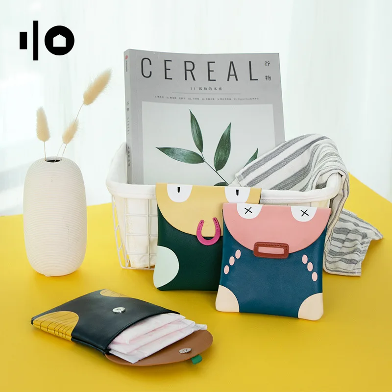
Girls Diaper Sanitary Napkin Storage Bag Canvas Sanitary Pads Package Bags Credit Card Pouch Coin Purse Jewelry Organizer 
