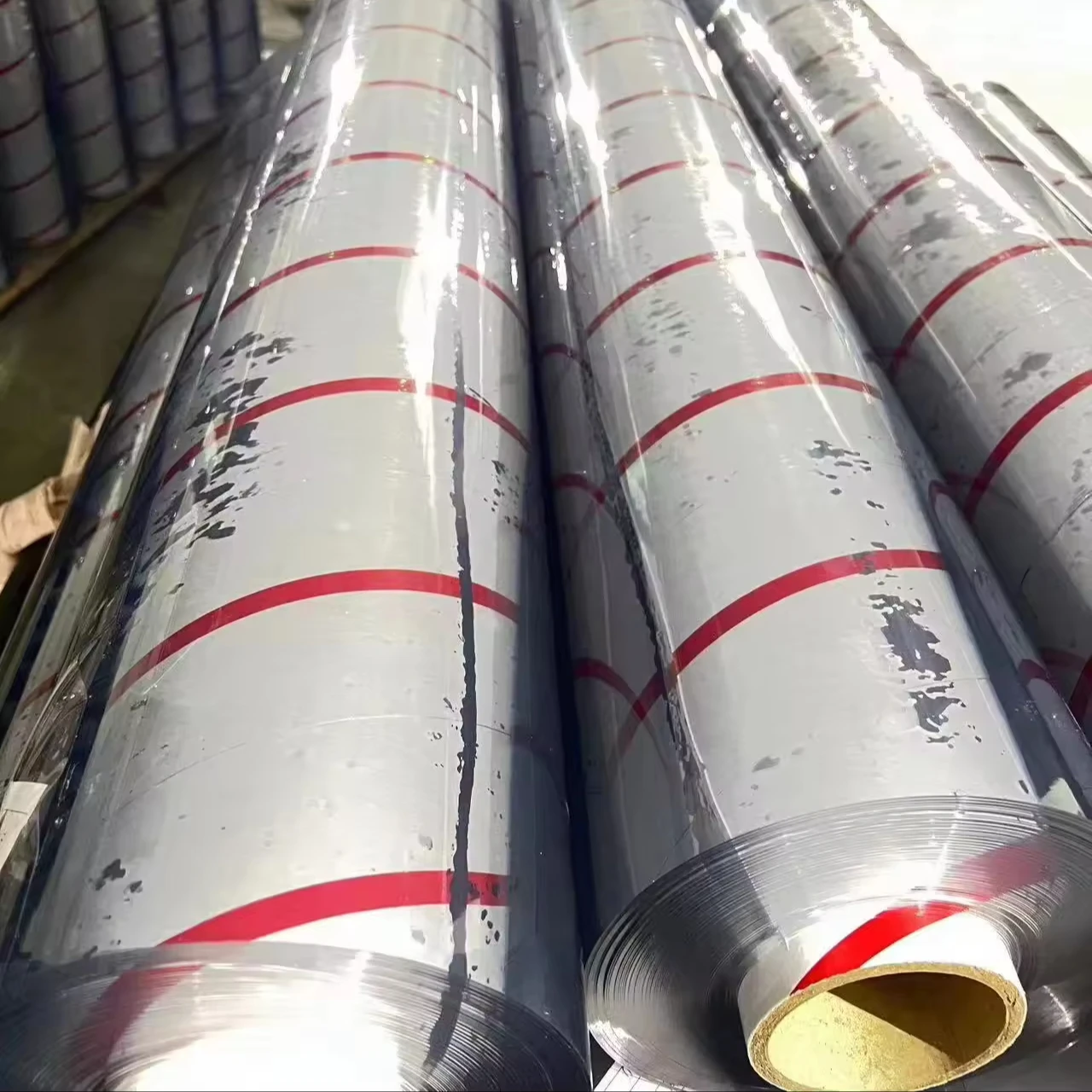 Crystal White Color Super Clear Soft Thick PVC Film Printing Table Cover Insulation Rolling Plastic Film