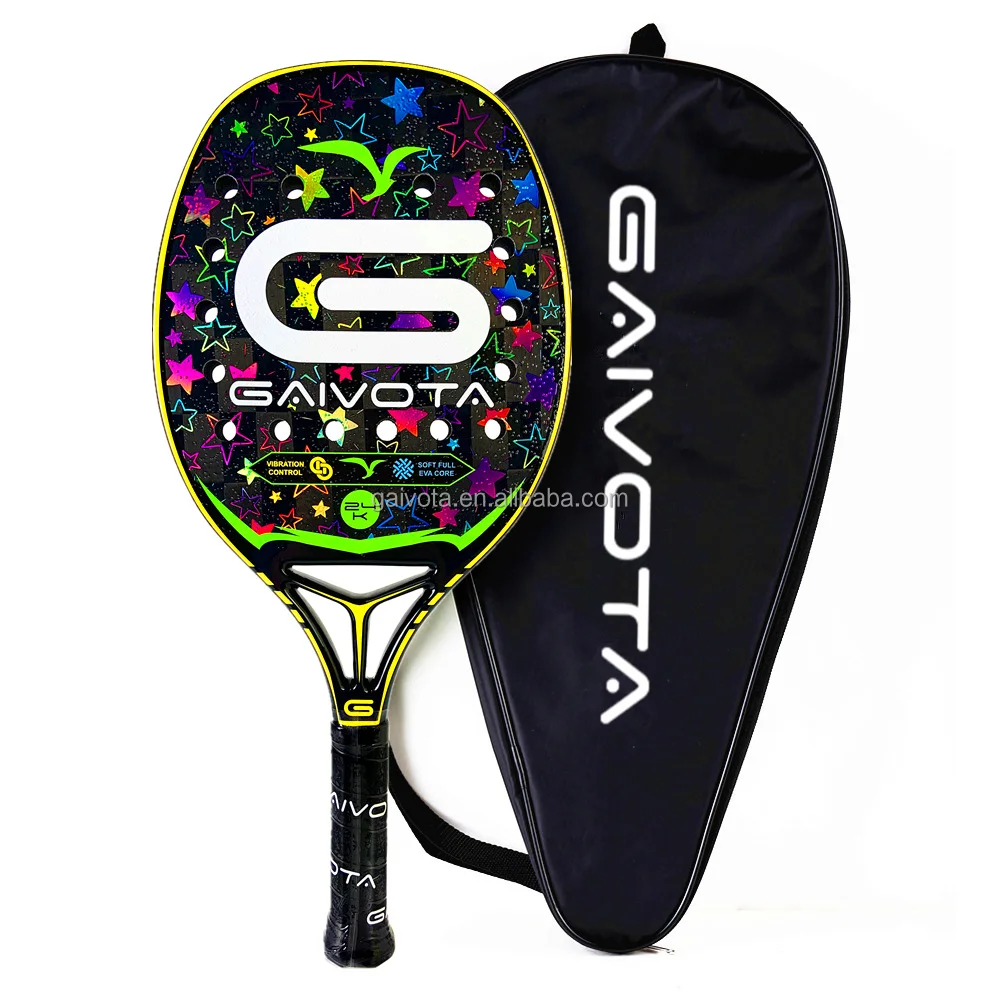 Factory wholesale Brazil best-selling 18K 12K 3K beach tennis racket paddle tennis racket
