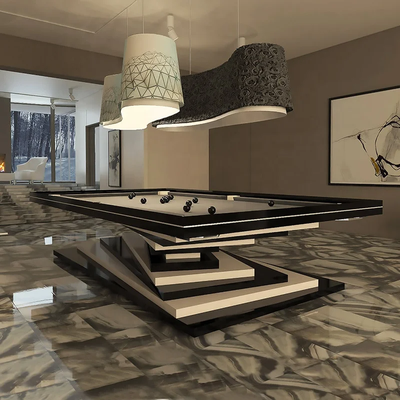 2021 New arrival High end luxury modern slate pool table American style 8ft 9ft indoor  billiard table