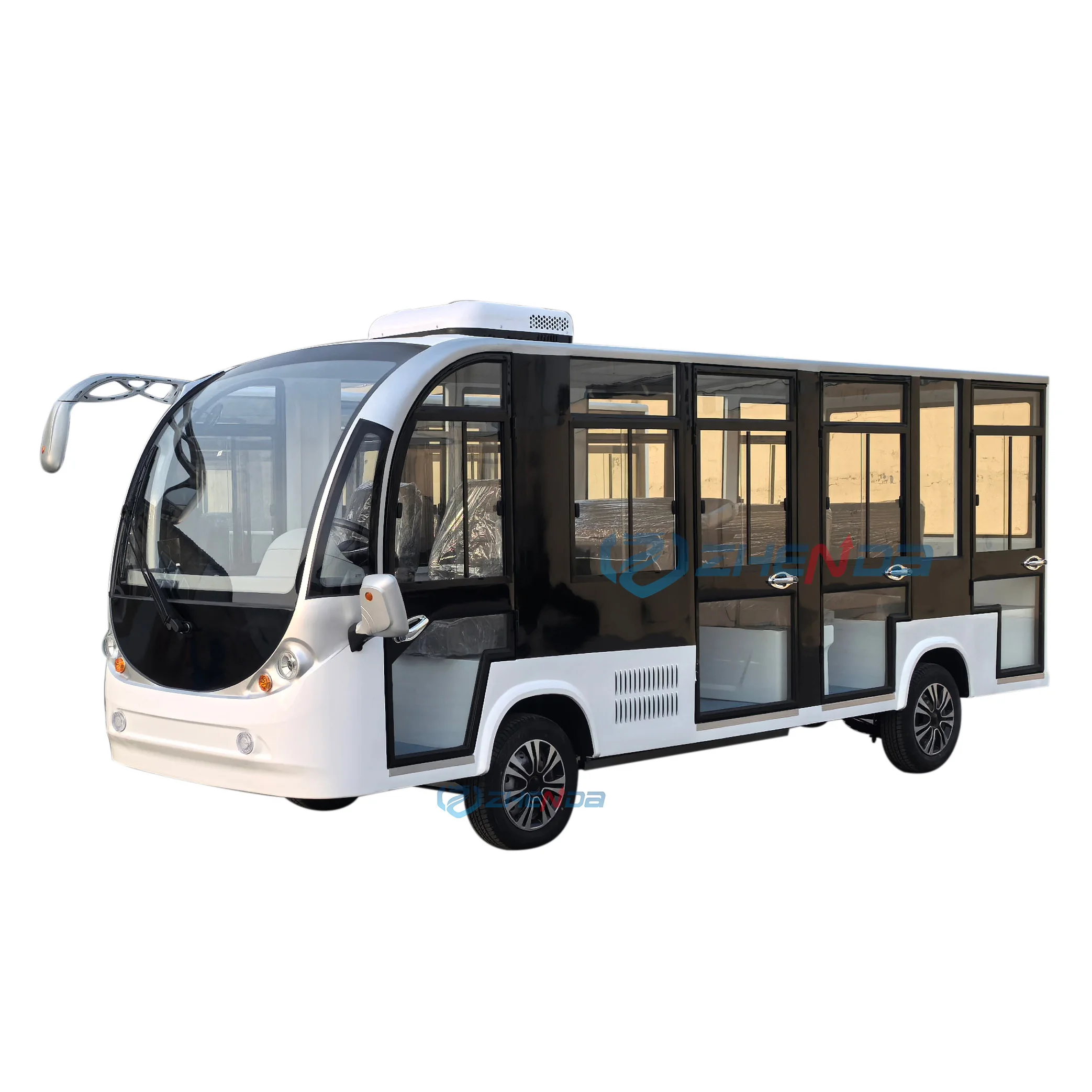 New Energy Sightseeing Tour Bus 8-23 Seats  Electric School Bus Suitable For Beach  Community Vehicles For Sale Various Styles