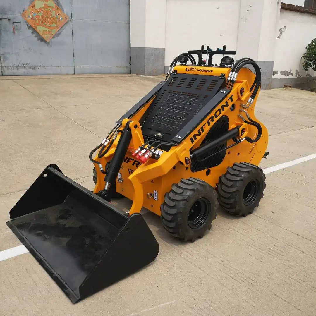 Factory Direct Supply Mini Track Crawler Skid Steer Loader V-1000 skid steer With Lowest Price