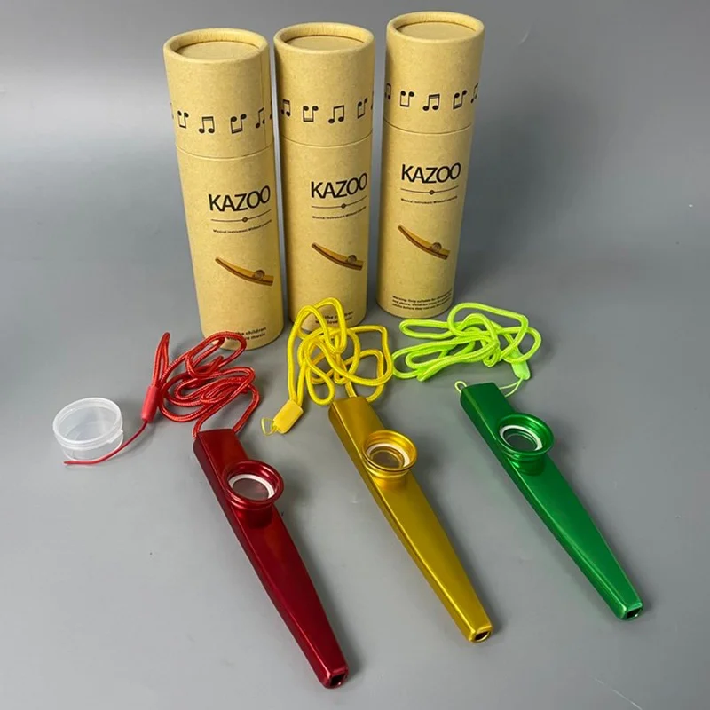 OEM развивающая игрушка ударный инструмент металлический музыкальный Kazoo