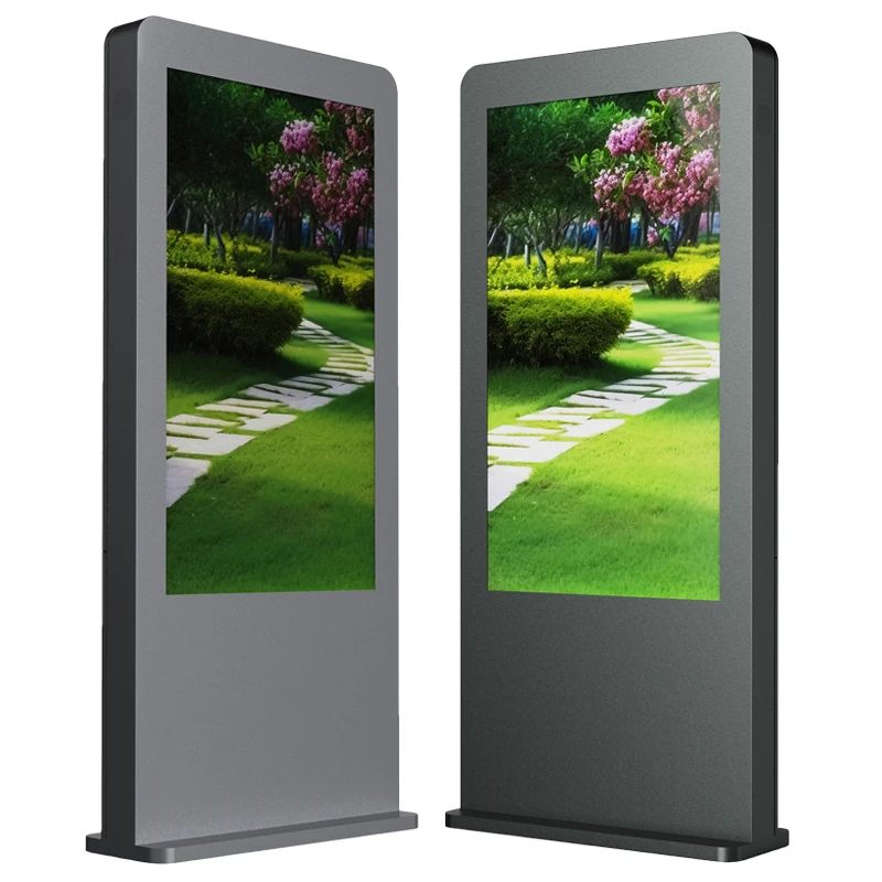 Best Factory Price Outdoor Portable Standing Lcd Display Touch Screen digital signage advertising player street screen kiosk