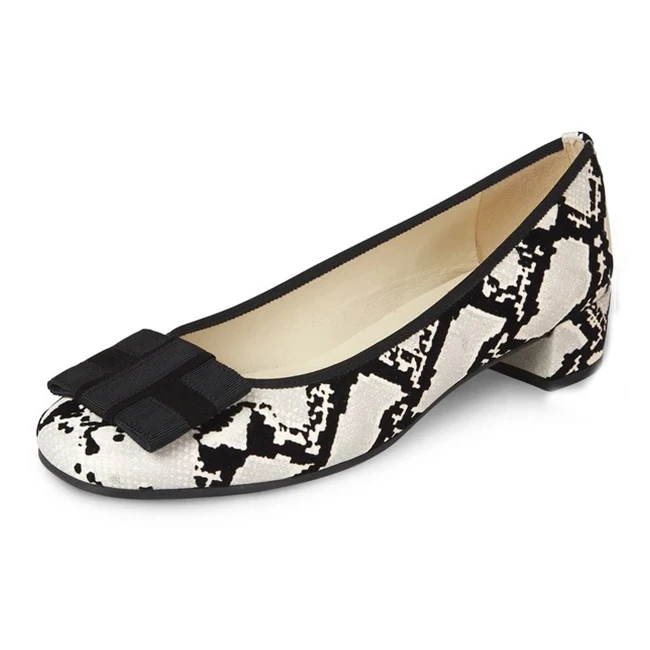 Premium Custom Logo Made Closed Toe Comfortable Low Heel Casual Ballerina For Women