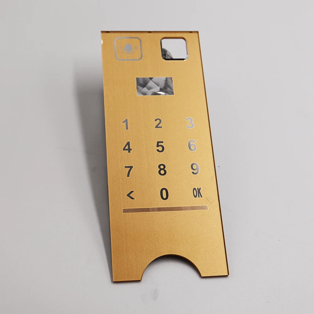 Производство 2 мм-10 мм закаленная стеклянная панель с черной печатью для очистителя воздуха