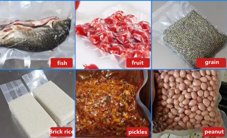 Dz-400 external Meat Rice Snack Fish Food Sealer Bag Gas Flush Big Size Double Chamber Vacuum Packing Machine