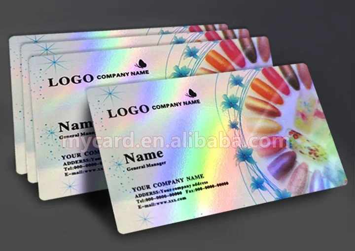 New Product Rainbow Holographic PVC Sheet for Plastic Card Laminate