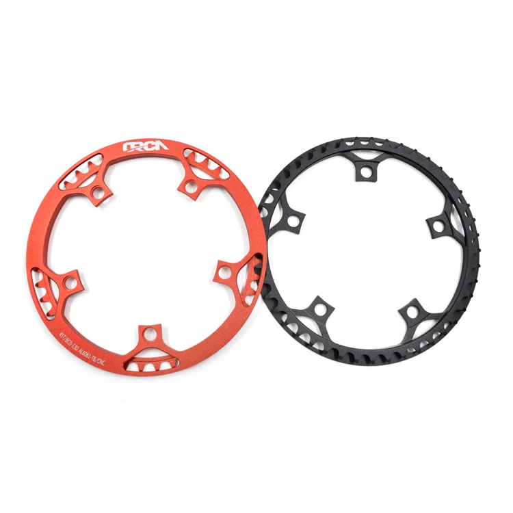 Round  aluminum alloy folding bike chainrings BCD130 58T