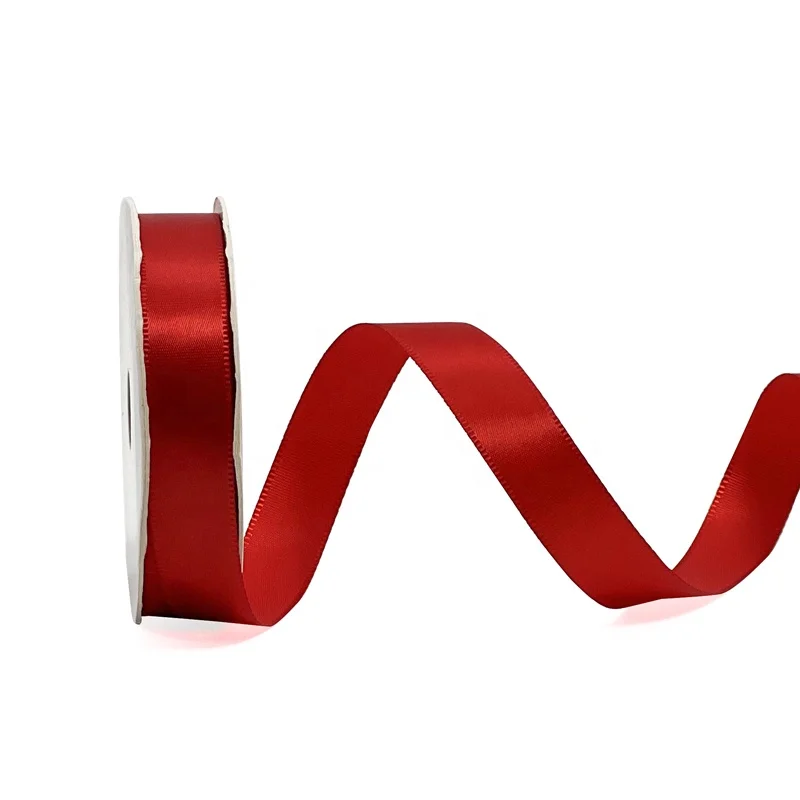 Customized Christmas Gift Ribbon Satin 1 1/2 Satin Ribbon Roll 4cm 100 Yards For Wedding Party Decoration