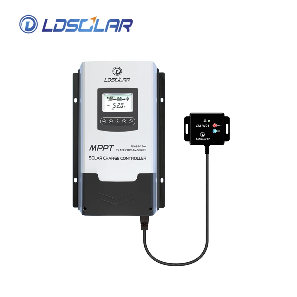ldsolar tracer dream mppt for lithium battery charging 80A 100A 12V 24V 36V 48V mppt charge controller with lcd display