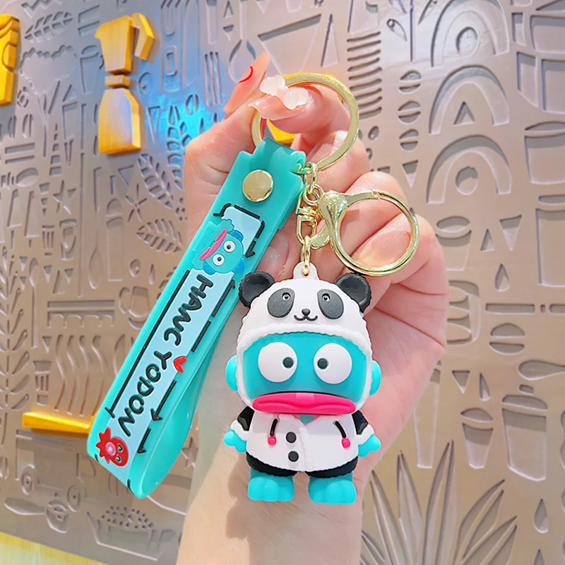 Cute clown fish backpack key chain pendant wholesale ins small gift doll school bag pendant key ring