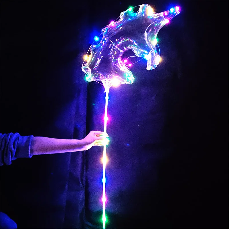 Wholesale Led Bobo Balloon Mouse Shape Light Up Bubble Balloons For Party Wedding Birthday Decor